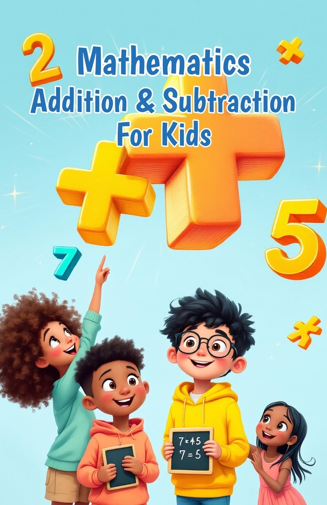 Mathematics Addition and Subtraction for Kids: A Beginner's Guide to Numbers, Word Problems, Mental Math Strategies, and Number Bonds for Ages 6-10 cover