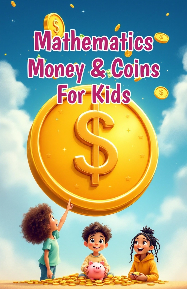 Mathematics Money and Coins for Kids: A Beginner's Guide to Counting Coins, Bills, Adding, Saving, and Real-Life Financial Skills for Grades 1-4 cover