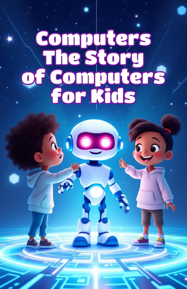 Computers The Story of Computers for Kids: From Abacus to Artificial Intelligence - A History of Technology for Young Minds Ages 8-12 cover