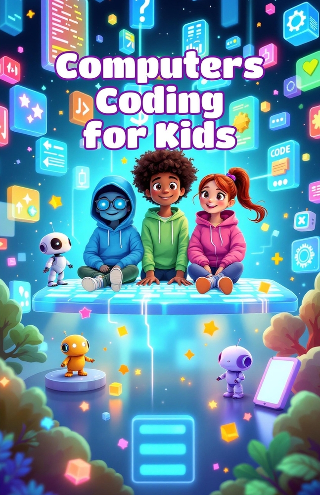 Computers Coding for Kids: A Beginner's Guide to Algorithms, Loops, Variables, Debugging, and Screen-Free Activities for Young Learners cover