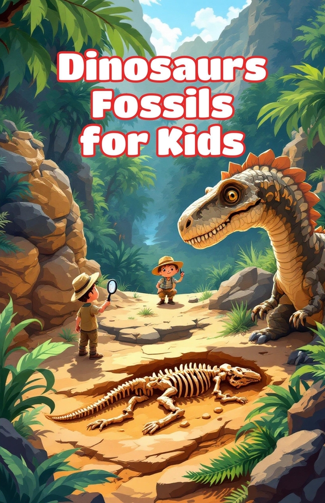 Dinosaurs Fossils for Kids: How Fossils Form, Where They Hide, and What They Reveal About Prehistoric Life cover