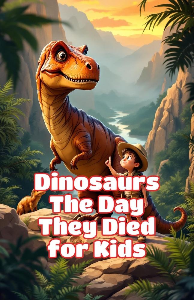 Dinosaurs The Day They Died for Kids: How an Asteroid Ended the Age of Dinosaurs, What Survived, and Why It Matters - Extinction Science for Early Rea cover