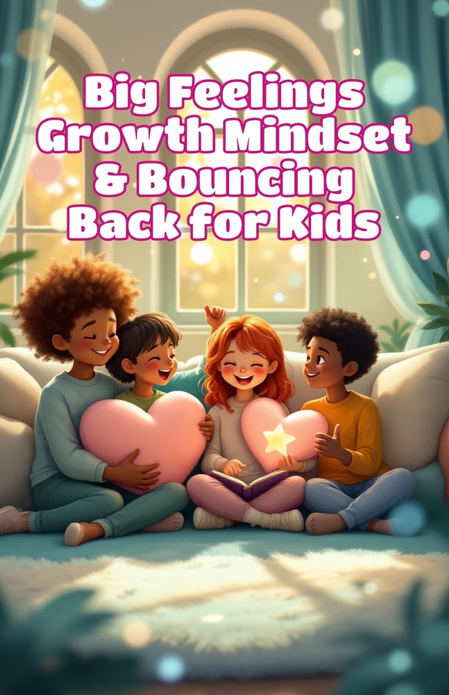 Big Feelings Growth Mindset and Bouncing Back for Kids: Teaching Children Resilience, Emotional Regulation, and Confidence Through Social Emotional Le cover