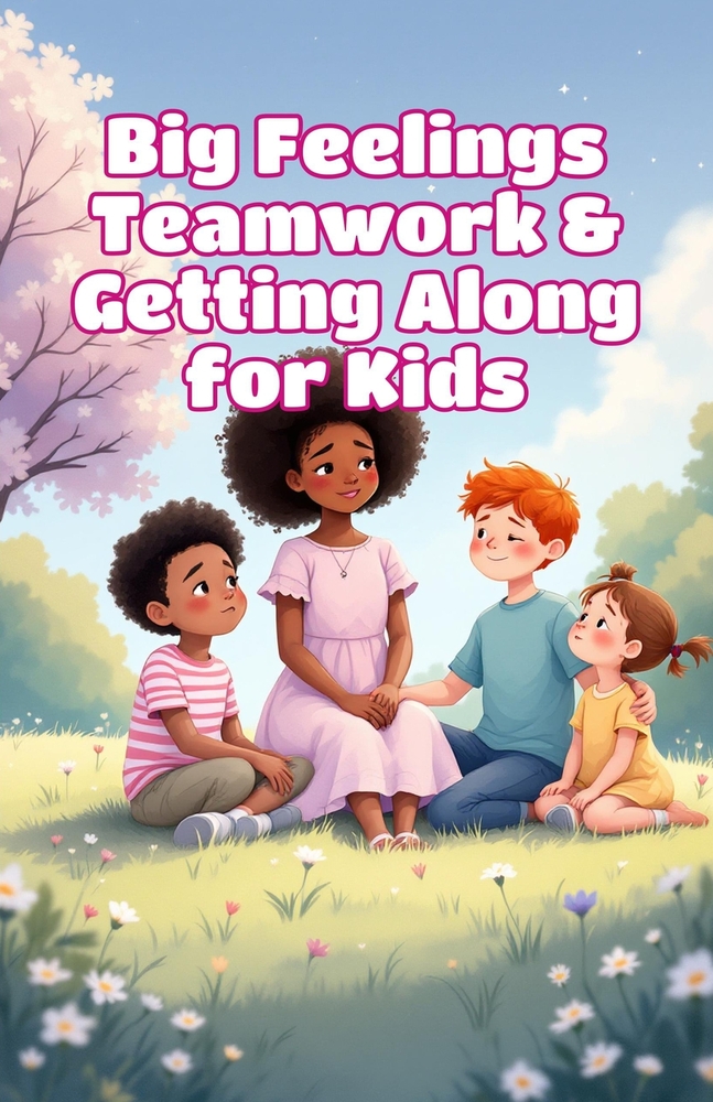 Big Feelings Teamwork and Getting Along for Kids: A Social Emotional Learning Guide to Cooperation, Friendship, and Conflict Resolution for Ages 4-8 cover