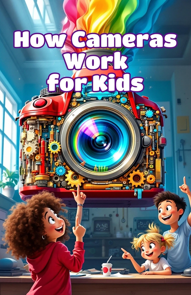 How Cameras Work for Kids: A Beginner's Guide to Lenses, Light, Shutters, and the Science of Photography cover