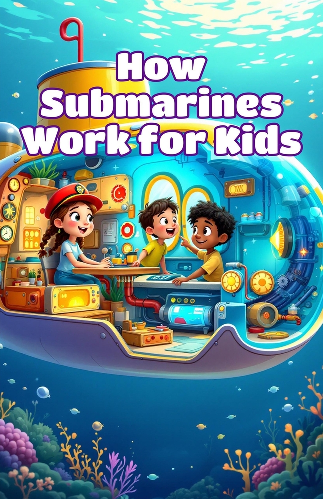 How Submarines Work for Kids: Dive Into Ocean Science, Buoyancy, Deep Sea Exploration, and Underwater Vehicles With Fun Facts and Diagrams cover