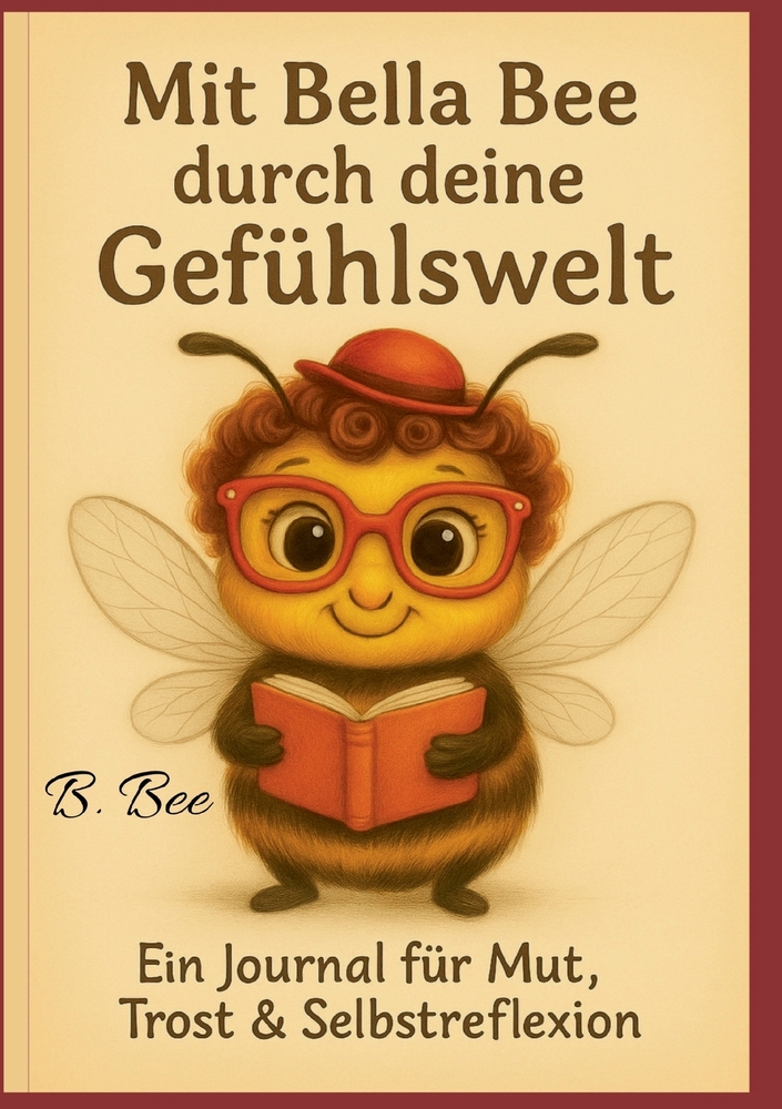 Mit Bella Bee durch deine Gedankenwelt: Ein Journal für Mut, Trost & Selbstreflexion cover