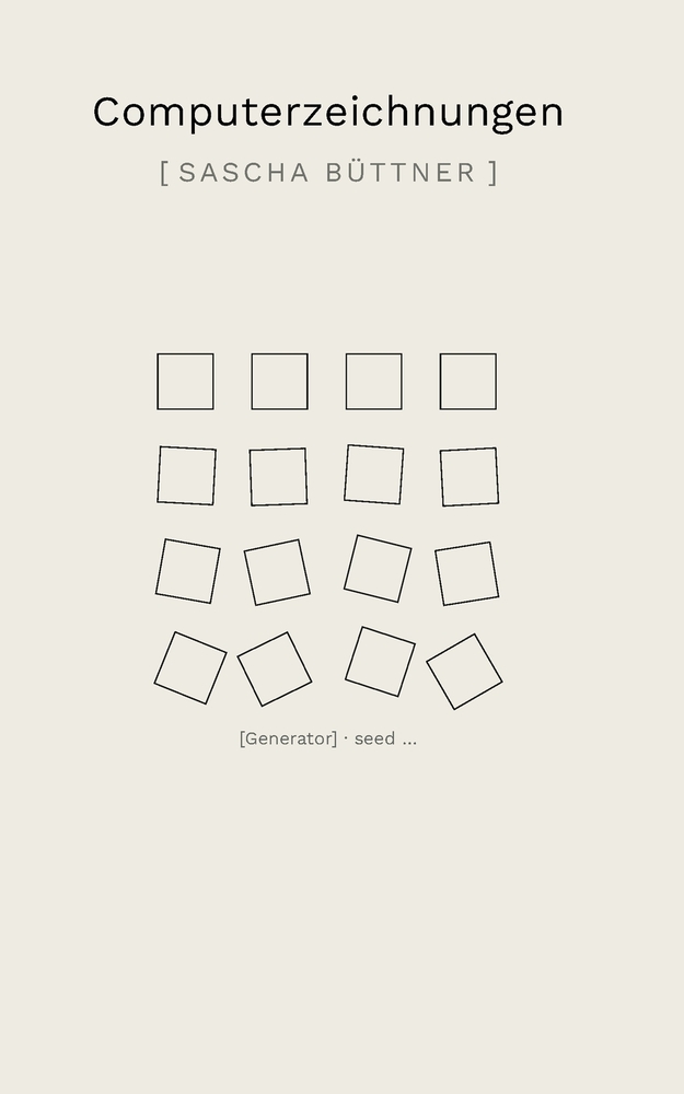 Computerzeichnungen: büttner generator suite cover