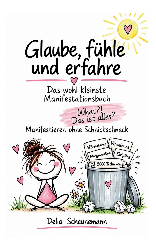 Glaube, fühle und erfahre: Das wohl kleinste Manifestationsbuch. What?! Das ist alles? cover