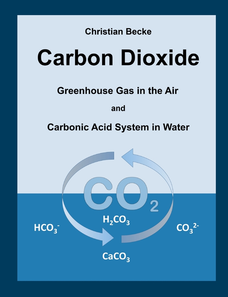 Carbon Dioxide: CO2 Greenhouse Gas in the Air and Carbonic Acid System in Water cover