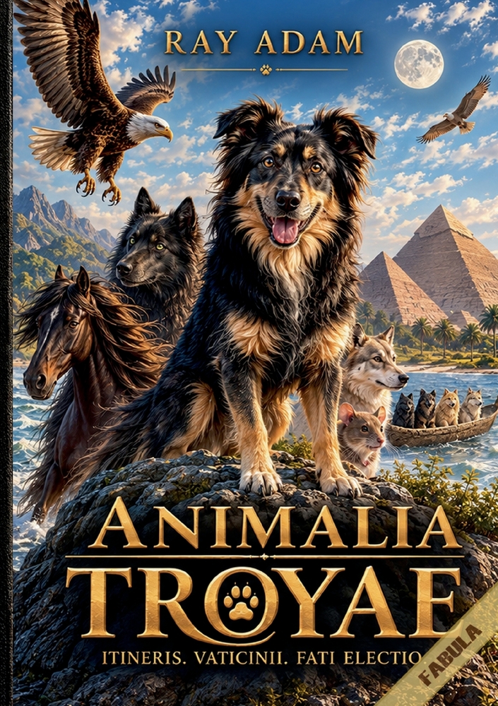 Animalia Troiae: Ein moderner Abenteuerroman in lateinischer Sprache cover