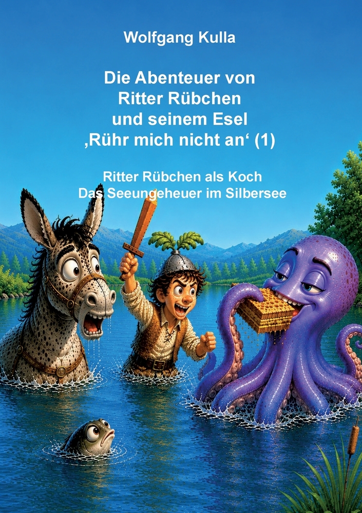 Die Abenteuer von Ritter Rübchen und seinem Esel "Rühr mich nicht an" (1)): Ritter Rübchen als Koch und Das Seeungeheuer im Silbersee cover
