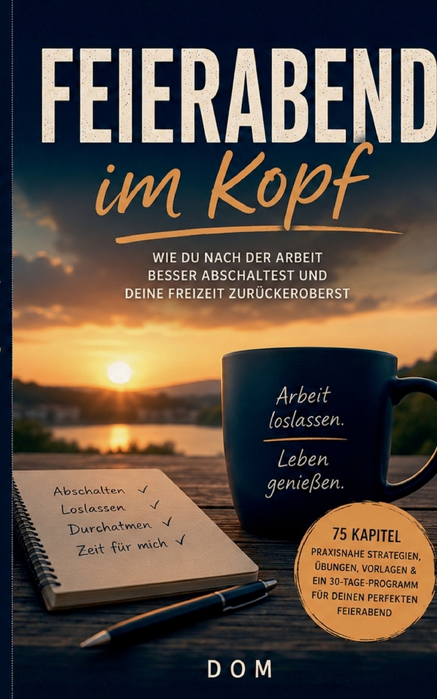 Feierabend Im Kopf: Wie du nach der Arbeit abschaltest, Stress loslässt und deine Freizeit wieder wirklich nutzt cover