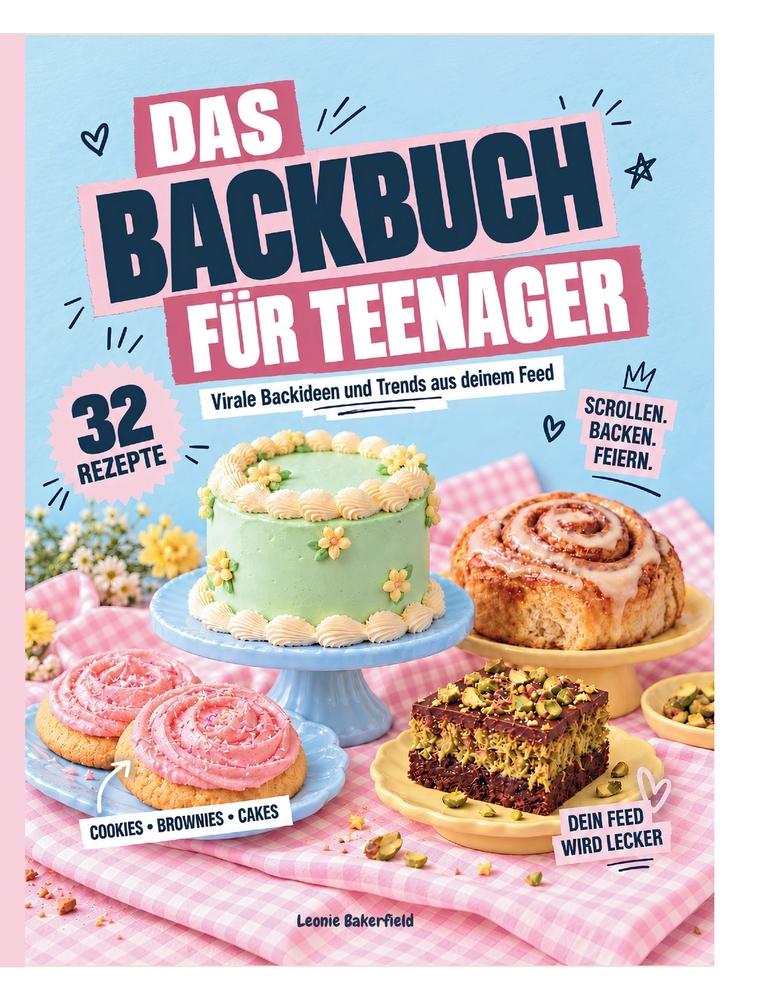 Das Backbuch für Teenager: Virale Backideen und Trends aus deinem Feed - Das perfekte Geschenk für Teenager cover