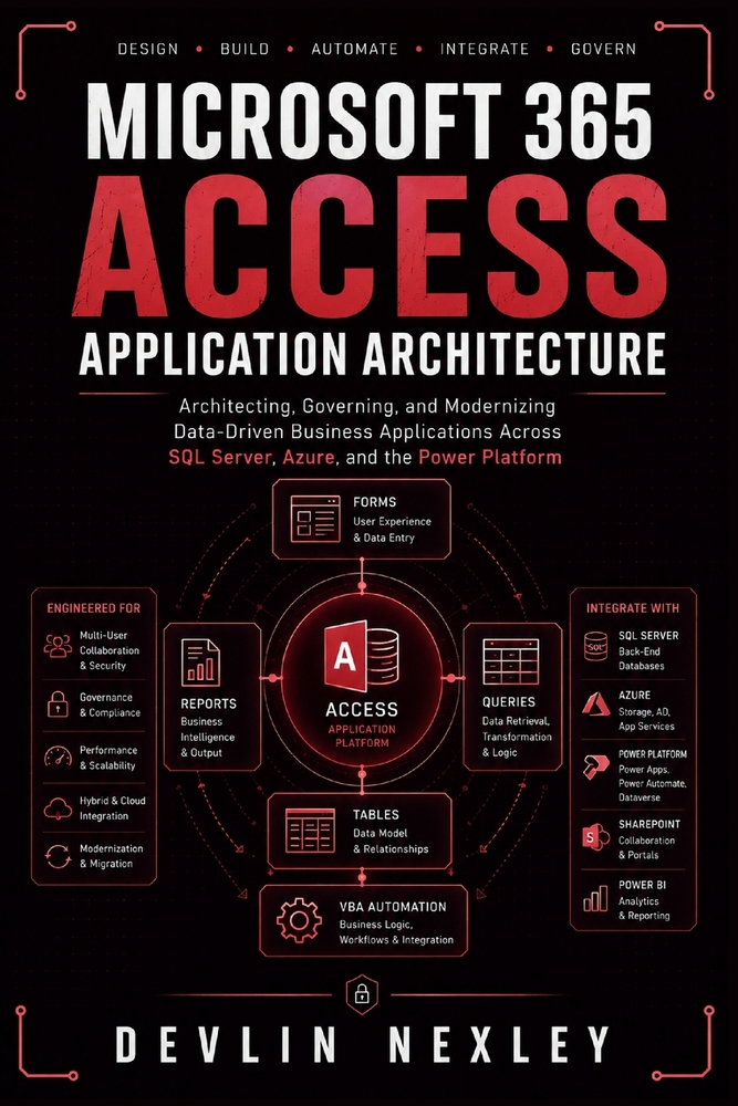 Microsoft 365 Access Application Architecture cover