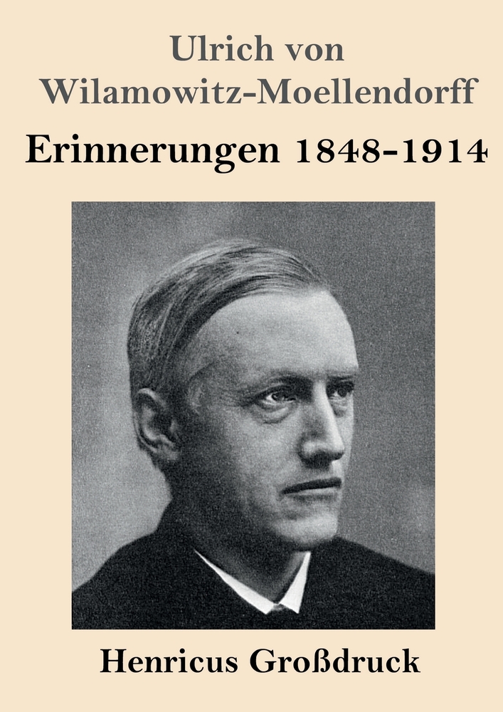 Erinnerungen 1848-1914 (Großdruck) cover