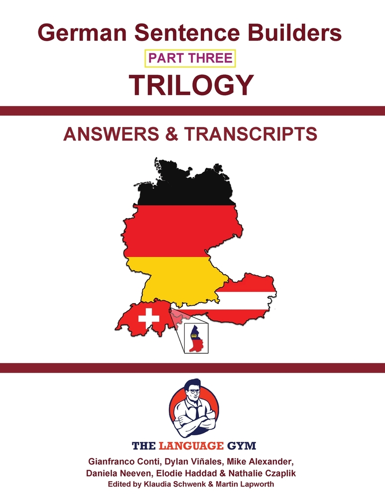 German Trilogy 3 Answer Booklet and Transcriptions cover