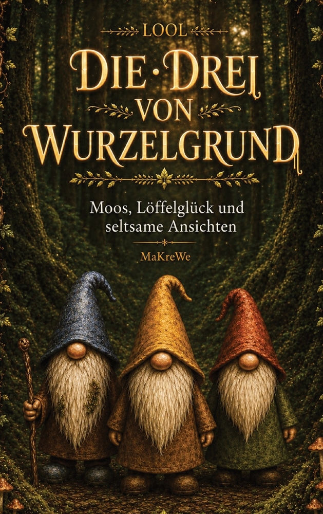 Die drei von Wurzelgrund: Moos, Löffelglück und seltsame Ansichten cover