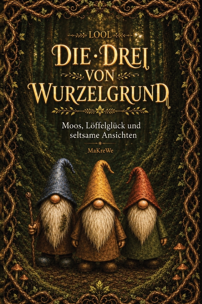 Die drei von Wurzelgrund: Moos, Löffelglück und seltsame Ansichten cover