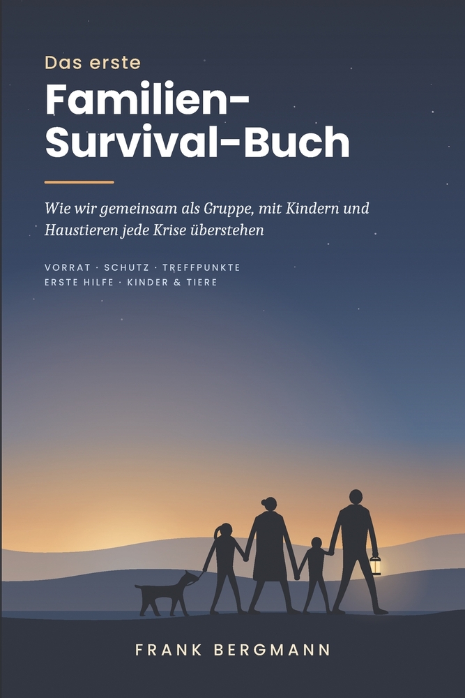 Das erste Familien-Survival-Buch: Wie wir gemeinsam als Gruppe, mit Kindern und Haustieren jede Krise überstehen - Zusammen stark: Der pragmatische No cover