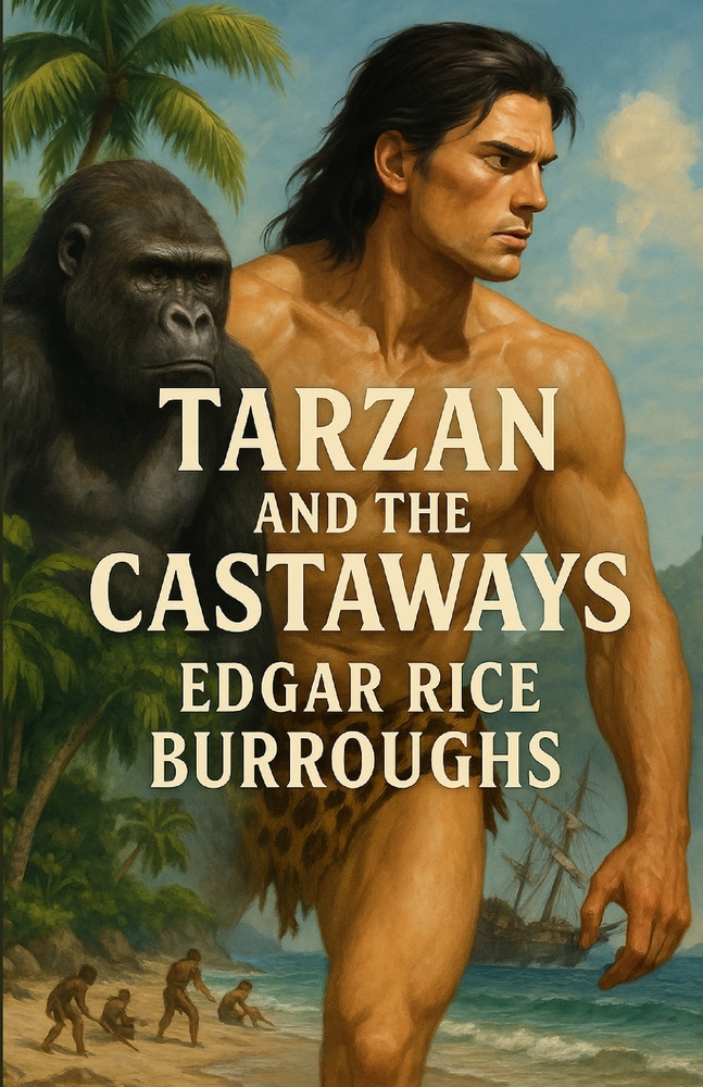 Tarzan And The Castaways: An Illustrated Edition with Author Biography, Summary and Character Guide cover