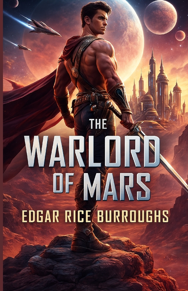 The Warlord of Mars: An Illustrated Edition with Author Biography, Summary and Character Guide cover