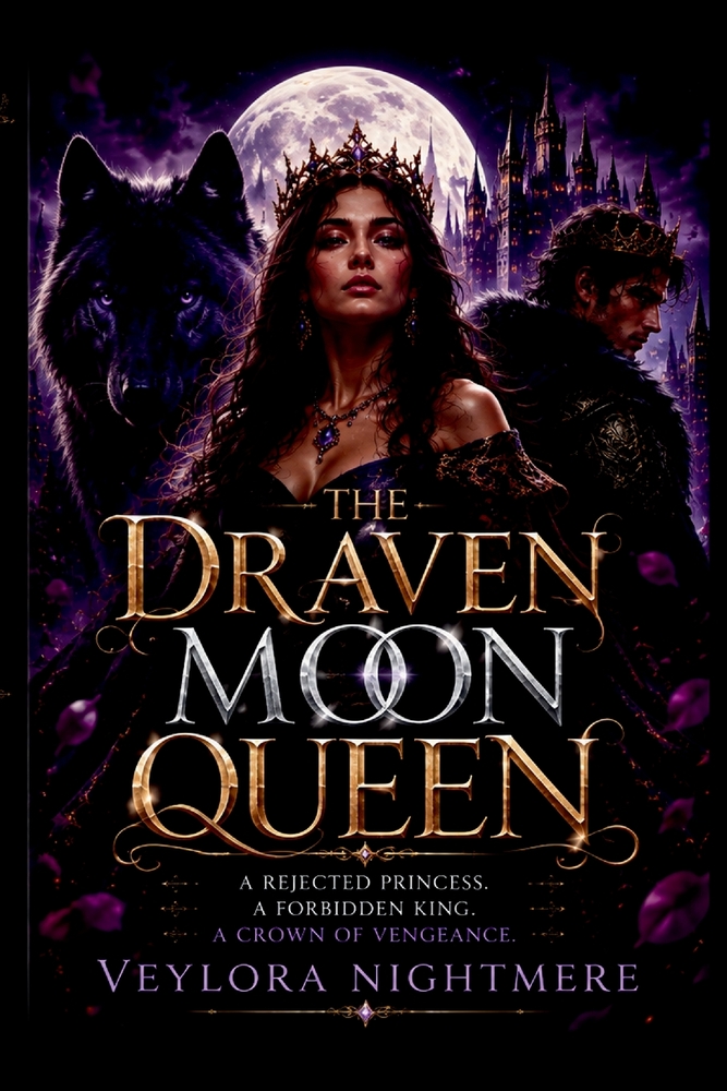 The Draven Moon Queen: A Rejected Princess. A Forbidden King. A Crown of Vengeance cover
