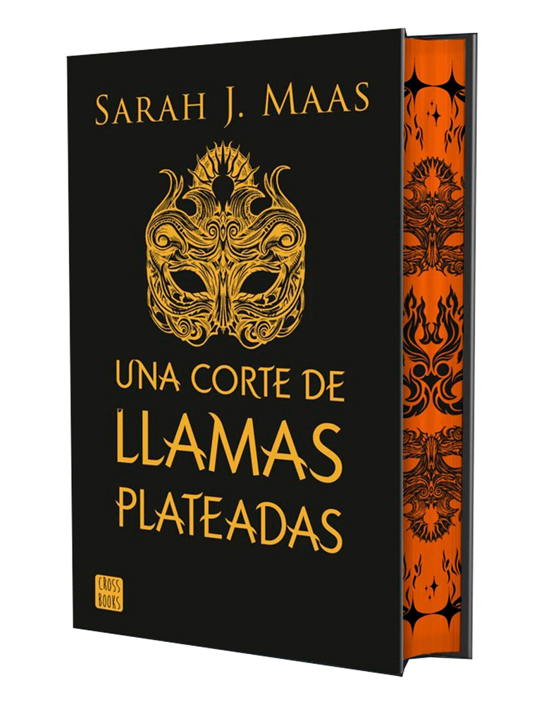Una Corte de Llamas Plateadas. Edición Especial Con Cantos Decorados / A Court of Silver Flames. Special Edition with Sprayed Edges cover