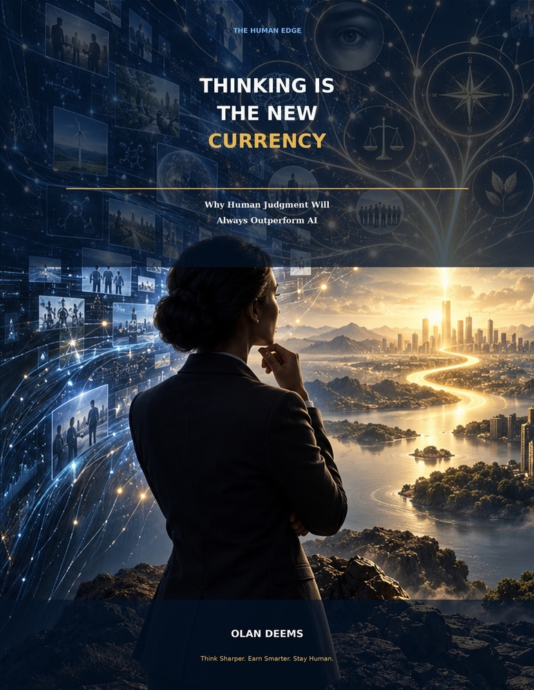 Thinking Is the New Currency: Why Human Judgment Will Always Outperform AI cover