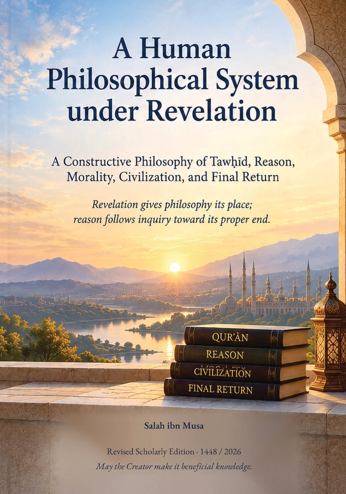 A Human Philosophical System under Revelation: A Constructive Philosophy of Tawḥīd, Reason, Morality, Civilization, and Final Return cover