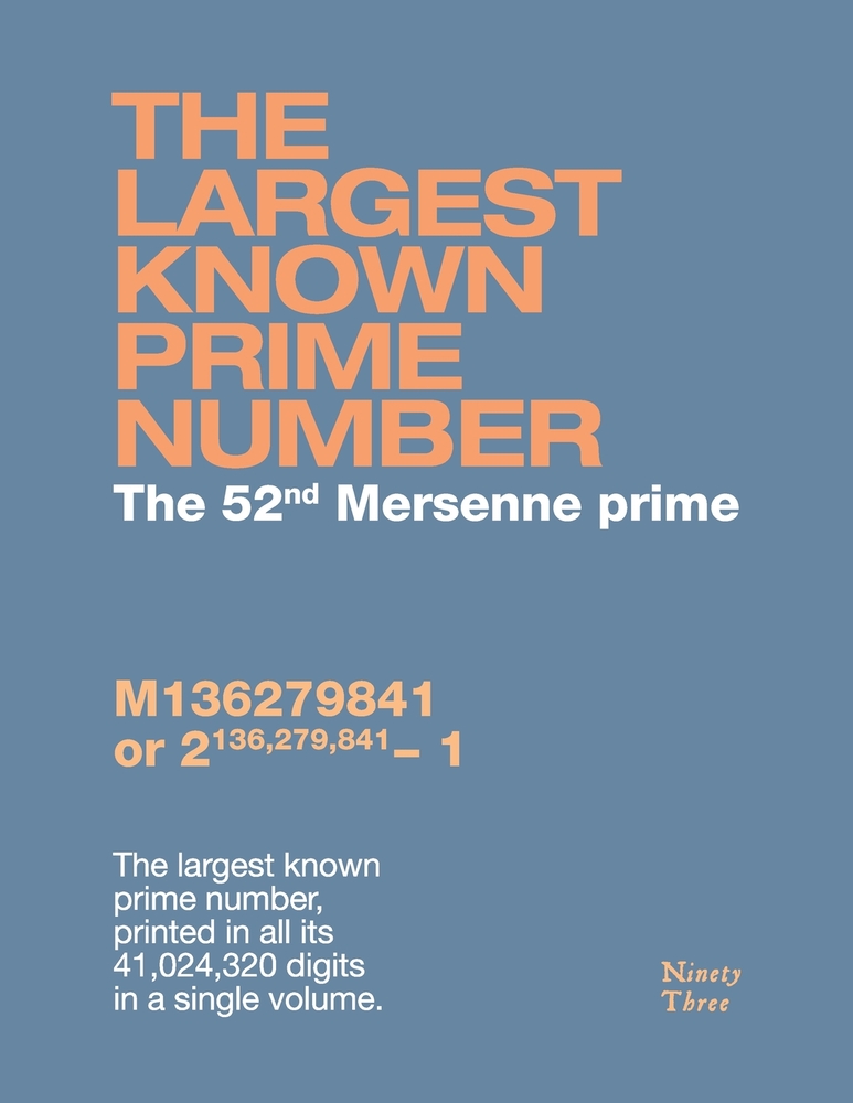 The largest known prime number cover