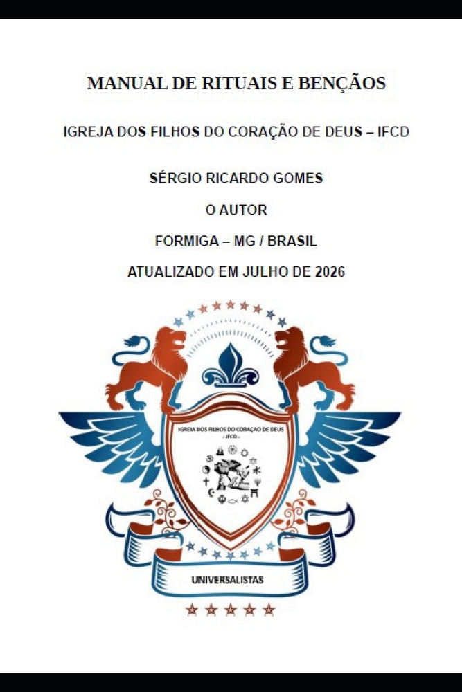 Manual de Rituais E Bençãos: Igreja DOS Filhos Do Coração de Deus - Ifcd cover