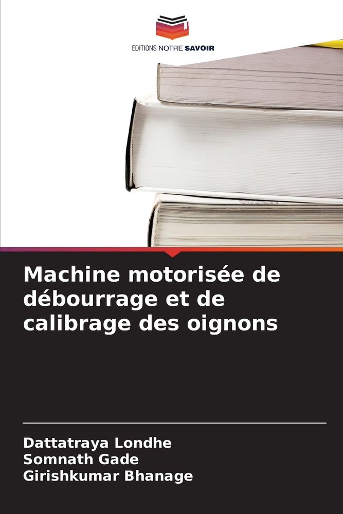 Machine motorisée de débourrage et de calibrage des oignons cover