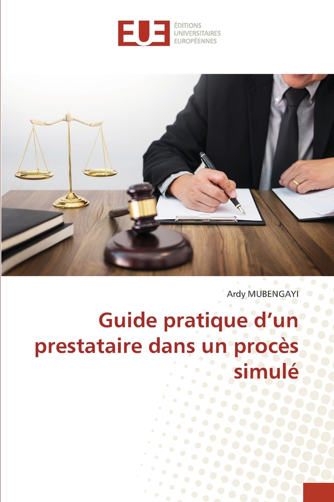 Guide pratique d'un prestataire dans un procès simulé cover