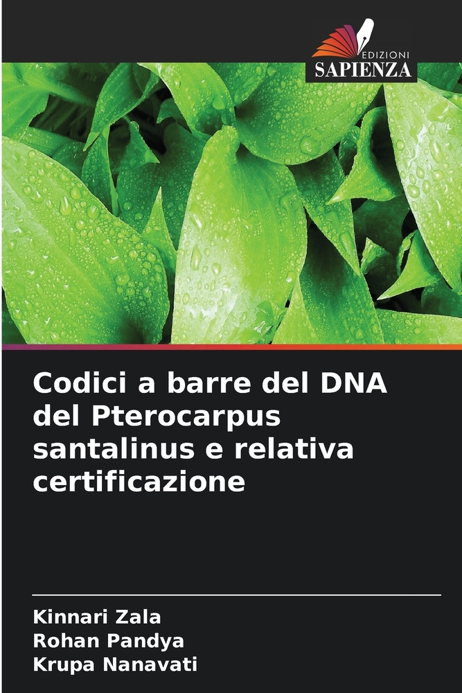 Codici a barre del DNA del Pterocarpus santalinus e relativa certificazione cover
