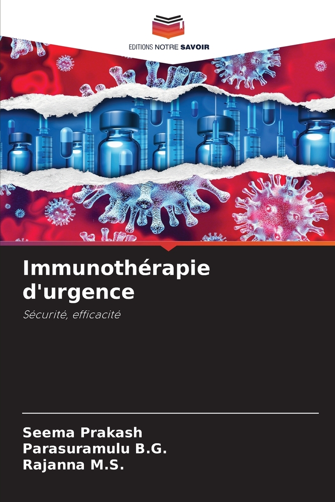 Immunothérapie d'urgence cover