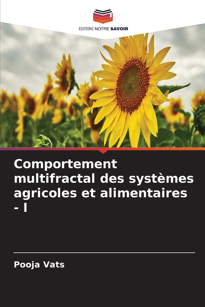 Comportement multifractal des systèmes agricoles et alimentaires - I cover