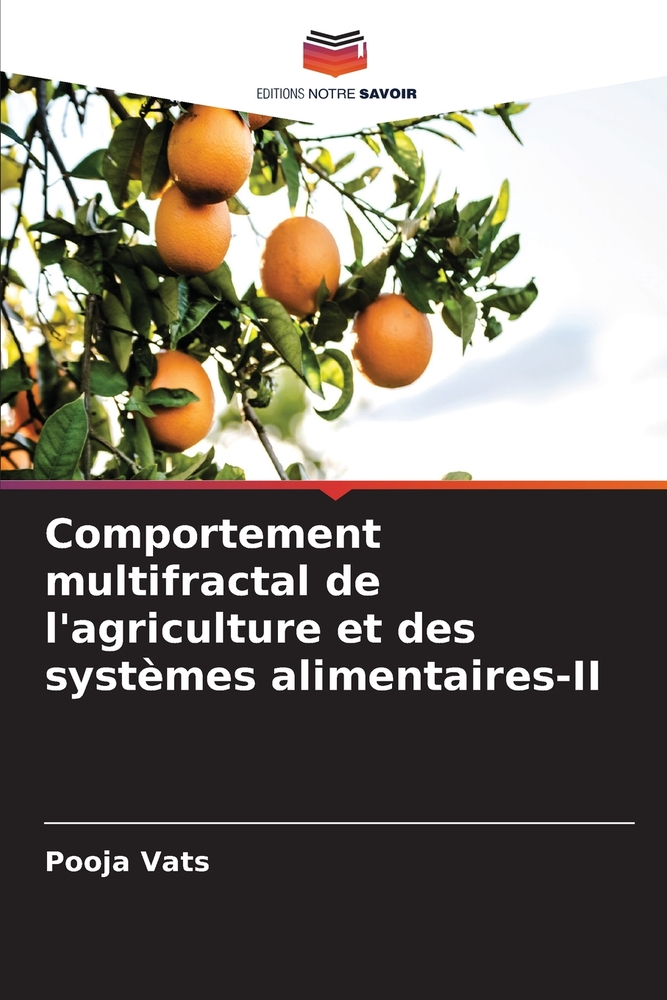 Comportement multifractal de l'agriculture et des systèmes alimentaires-II cover