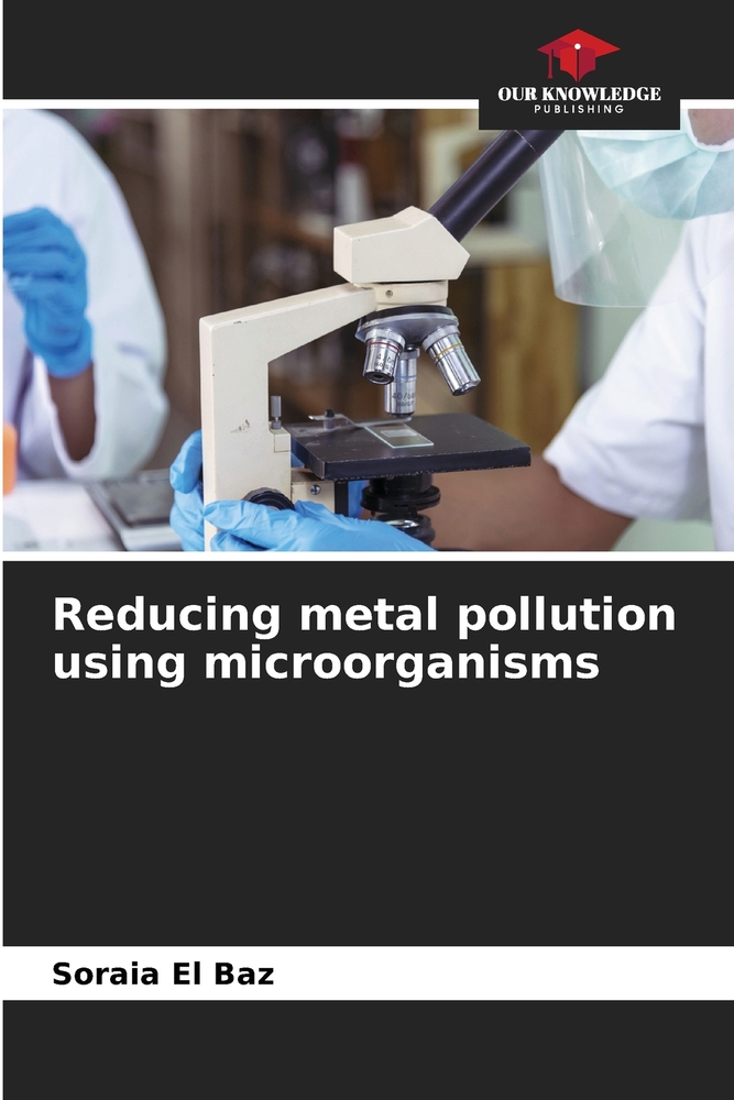 Reducing metal pollution using microorganisms cover