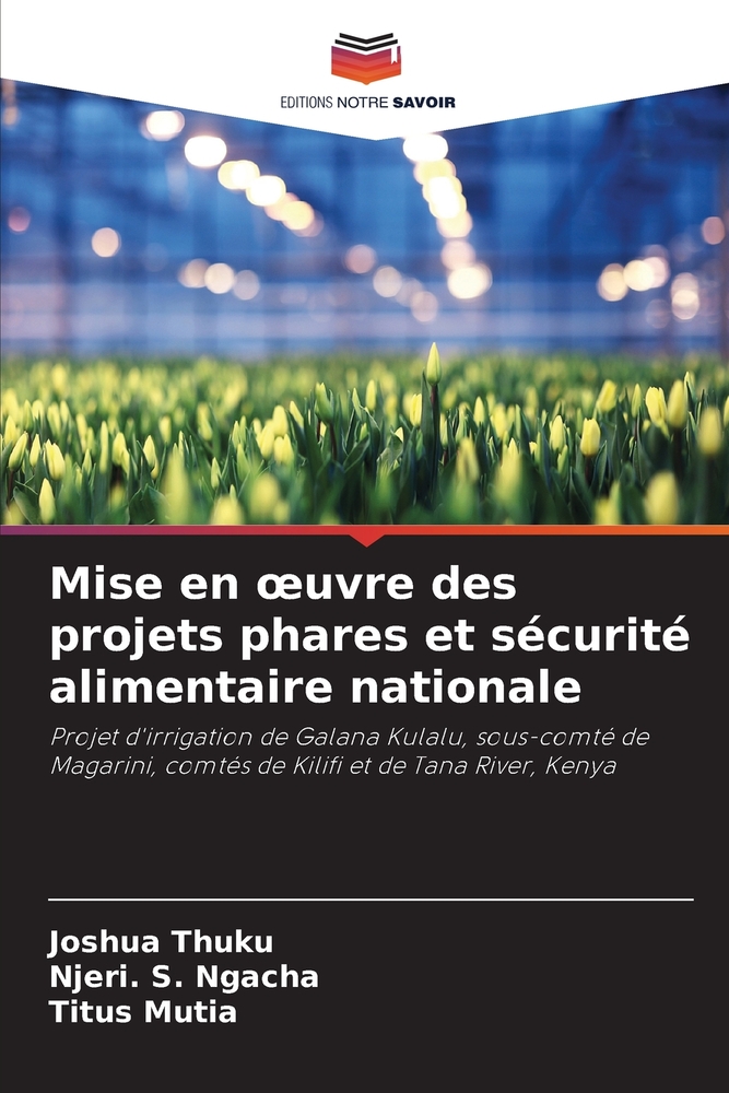 Mise en oeuvre des projets phares et sécurité alimentaire nationale cover