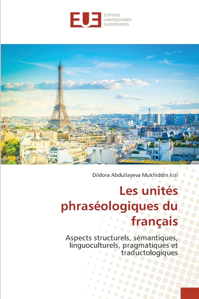 Les unités phraséologiques du français cover