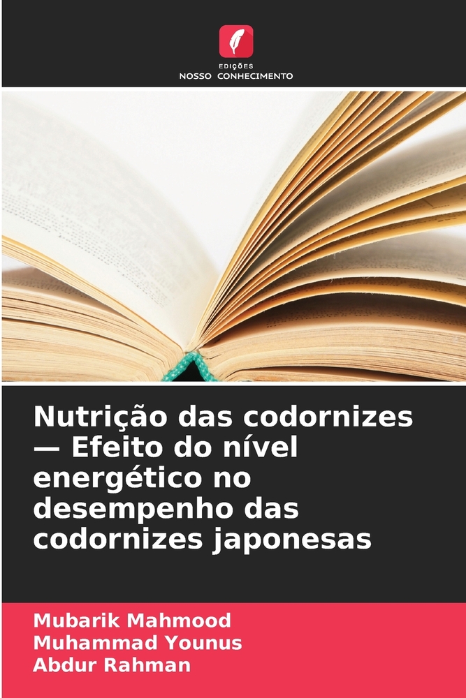 Nutrição das codornizes - Efeito do nível energético no desempenho das codornizes japonesas cover