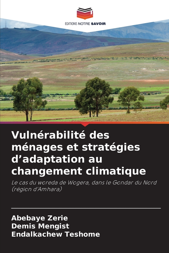 Vulnérabilité des ménages et stratégies d'adaptation au changement climatique cover