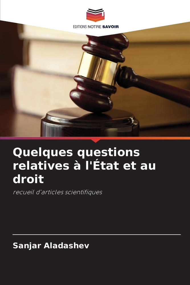 Quelques questions relatives à l'État et au droit cover