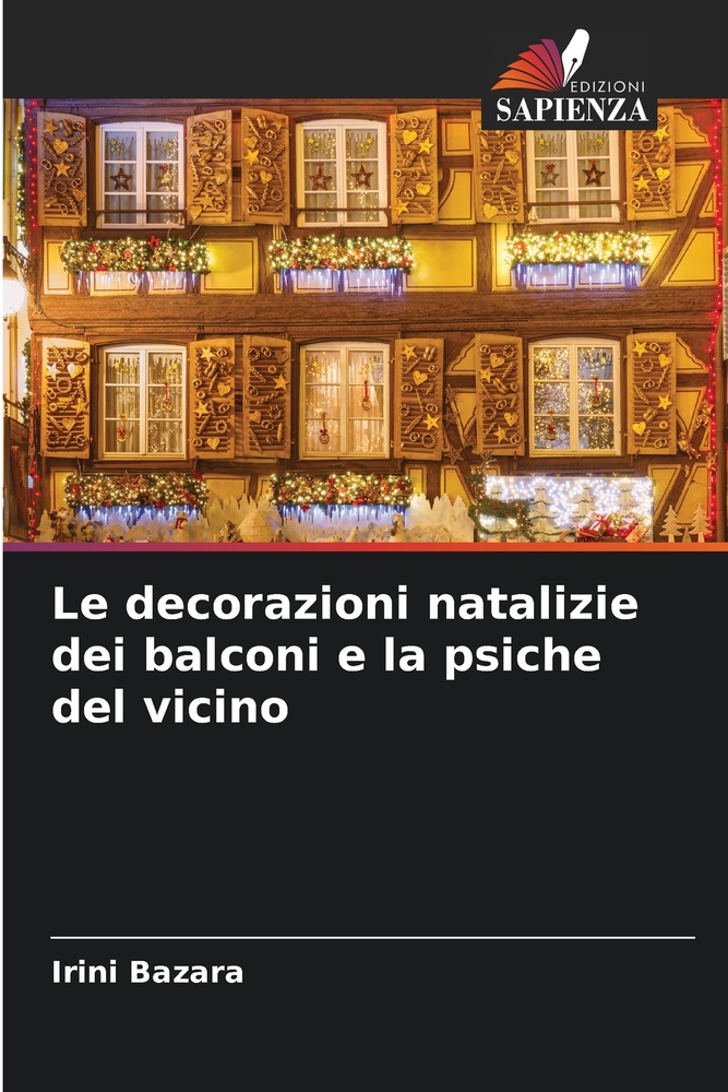 Le decorazioni natalizie dei balconi e la psiche del vicino cover