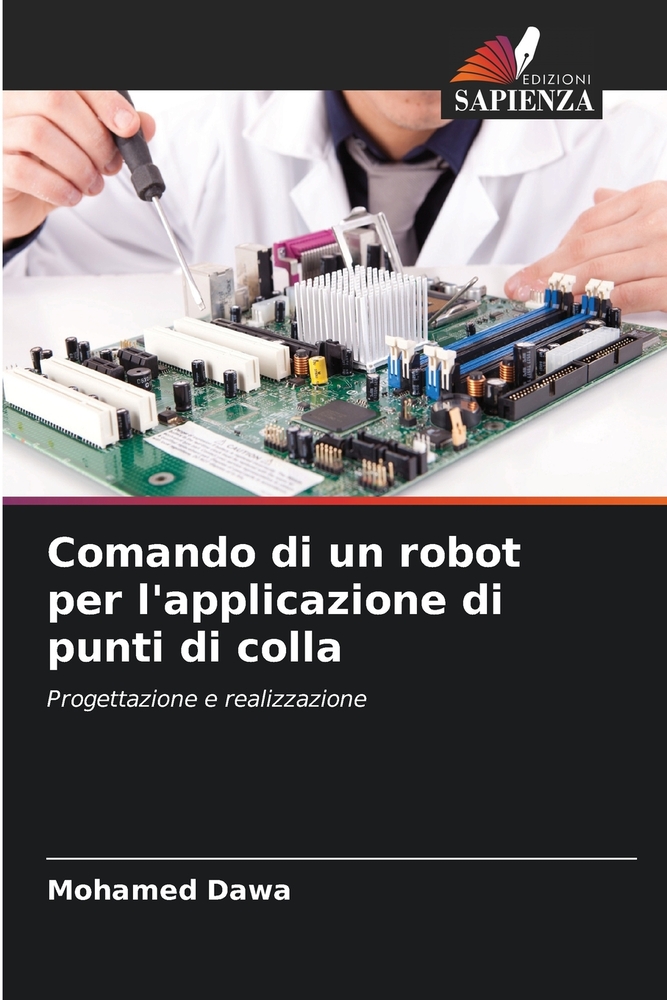Comando di un robot per l'applicazione di punti di colla cover