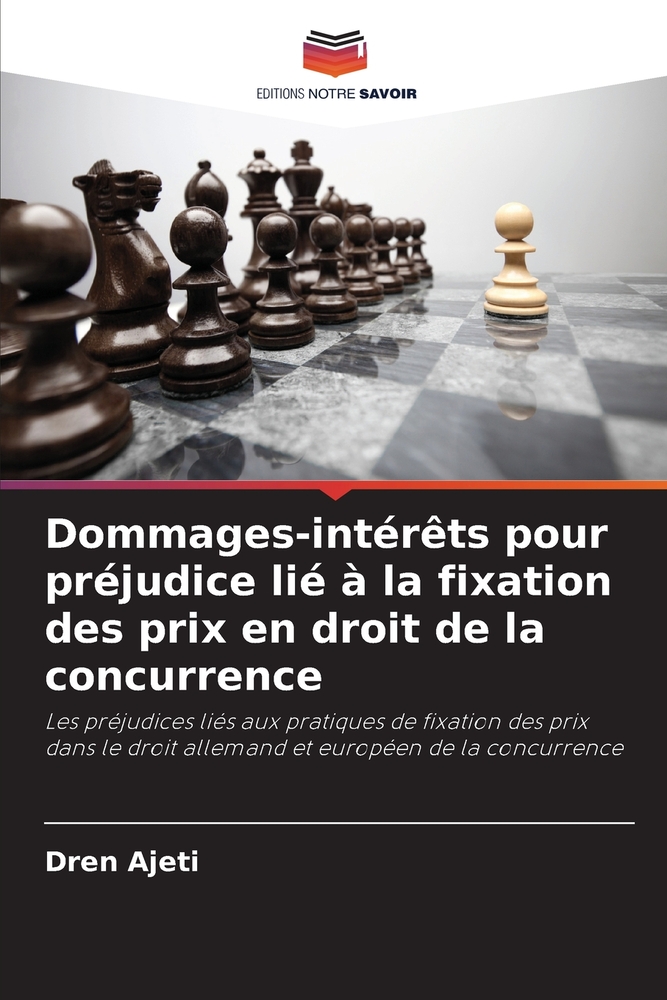 Dommages-intérêts pour préjudice lié à la fixation des prix en droit de la concurrence cover