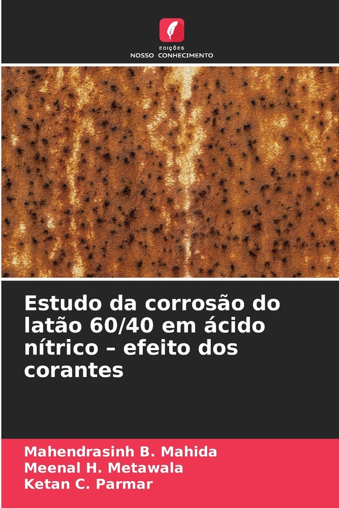 Estudo da corrosão do latão 60/40 em ácido nítrico - efeito dos corantes cover