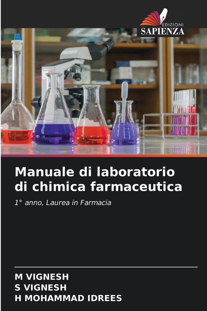 Manuale di laboratorio di chimica farmaceutica cover