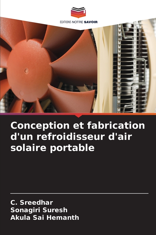 Conception et fabrication d'un refroidisseur d'air solaire portable cover